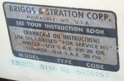 ENGINE CODE 6905297 Photo Credit: Cale